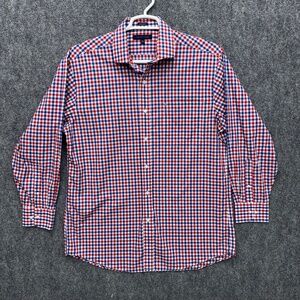 Men's‎ Tommy Hilfiger regular fit button up shirt long sleeve size L 16.5 32/33